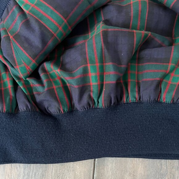 PROQUIP Men's XL Tartan Plaid Blue Green Red Long Sleeve Golf Windbreaker - Picture 3 of 8